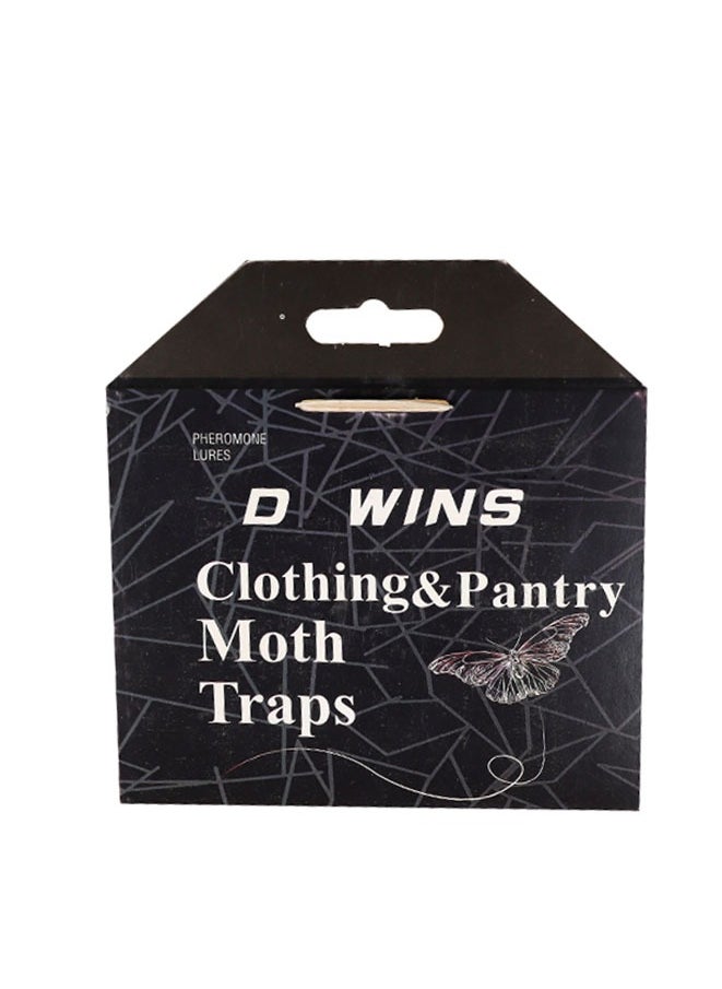 Muyixin - Pantry Moth Traps, 5 Moth Traps for Meal Moth Killer, Sticky Glue Flies Pest Food and Cupboard Moth Killer, Hook Design for Indoor Kitchen Closet, Non-toxic - Image 1