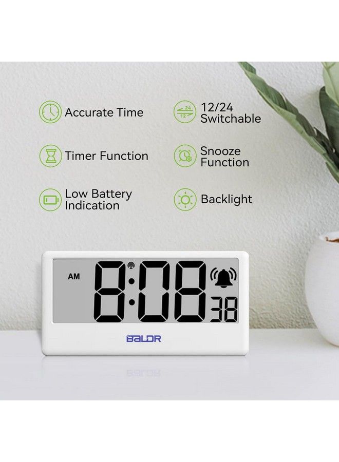BALDR Internet Time Synchronized Precision Clock Smart Digital Alarm Clock Wifi Controlled Via Weather Station Hub (Sold Separately) - Image 3