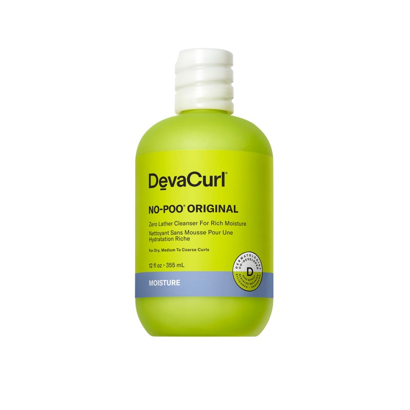 DevaCurl No-Poo Original Non-Lathering Cleanser for Rich Moisture, Fresh Rose, 12 fl. oz - Image 1
