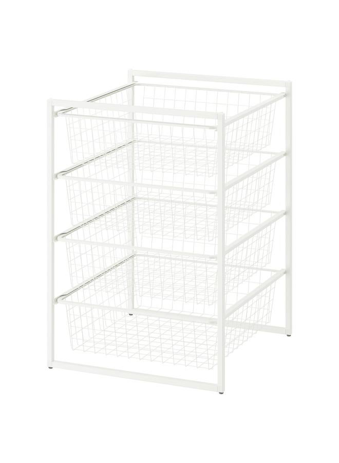Zaboon Storage Combination, White, 50X51X70 Cm - Image 1