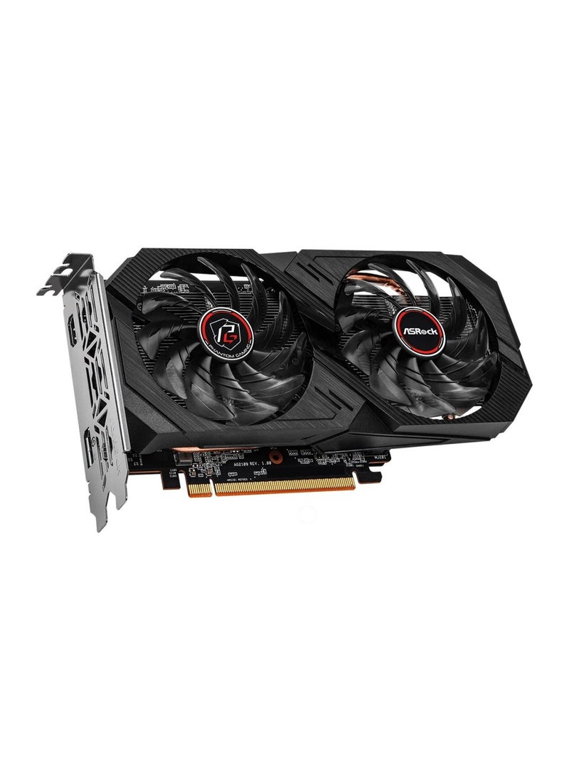 ASRock - ASRock Radeon RX 6500 XT Phantom Gaming D 4GB GDDR6 OC Graphics Card - Image 1