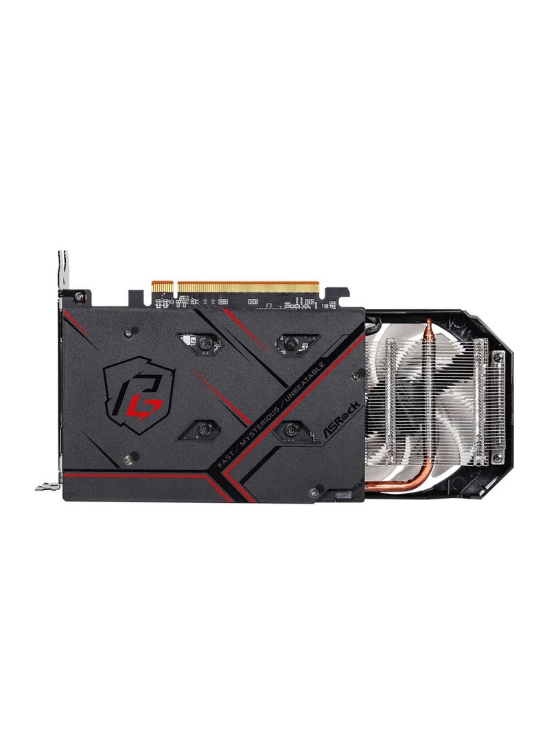 ASRock - ASRock Radeon RX 6500 XT Phantom Gaming D 4GB GDDR6 OC Graphics Card - Image 1