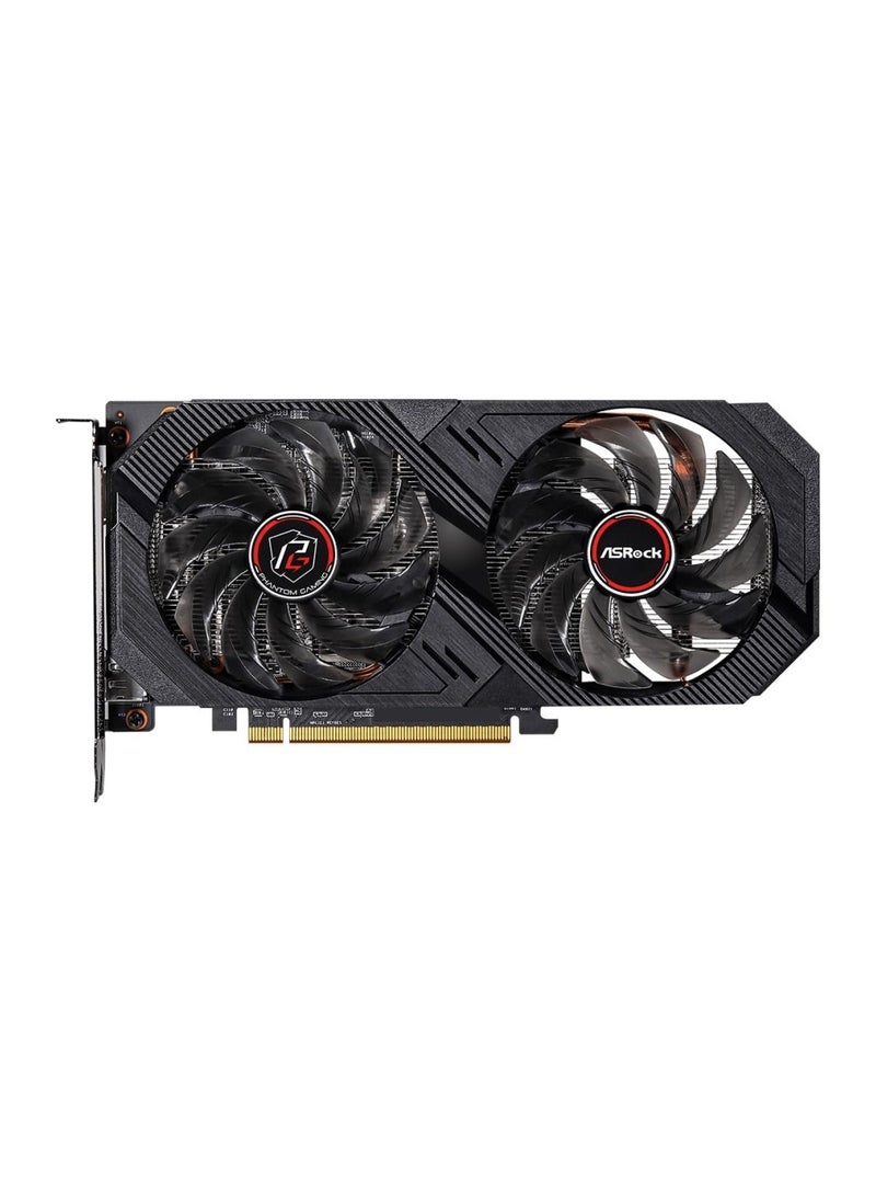 ASRock - ASRock Radeon RX 6500 XT Phantom Gaming D 4GB GDDR6 OC Graphics Card - Image 1
