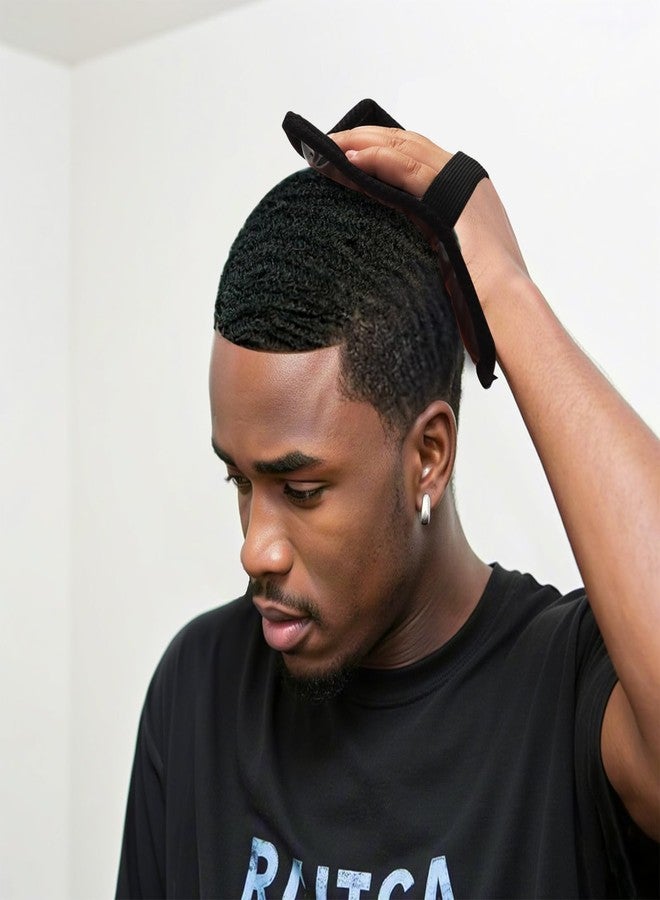 مجموعة KINGS OF WAVES Ultimate 360 Wave Kit للرجال - بوماد وزبدة للشعر المموج (بدون تراكم)، دوراج حريري، قبعة شعر مموجة قابلة للتهوية ووسادة تثبيت - نظام تدريب عميق للشعر المجعد (مجموعة تدريب زبدة الشعر المموج) - Image 4