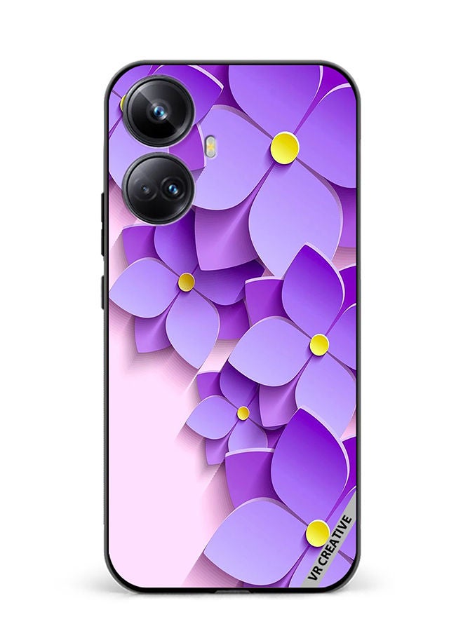 VR CREATIVE Protective Case Cover For Realme 10 Pro Plus Flower Design Multicolour - Image 1