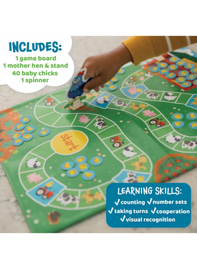 Peaceable Kingdom Count Your Chickens Award Winning Cooperative Counting Game For 2 To 4 Kids Ages 3+  - Image 4