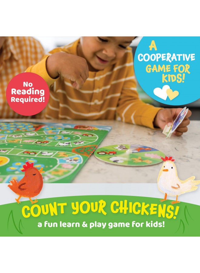 Peaceable Kingdom Count Your Chickens Award Winning Cooperative Counting Game For 2 To 4 Kids Ages 3+  - Image 3