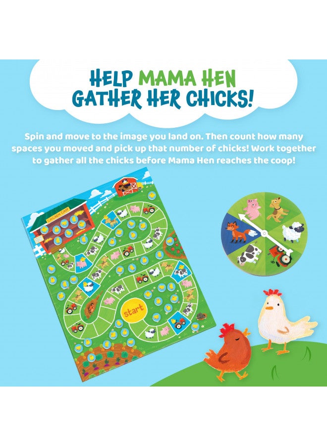 Peaceable Kingdom Count Your Chickens Award Winning Cooperative Counting Game For 2 To 4 Kids Ages 3+  - Image 2