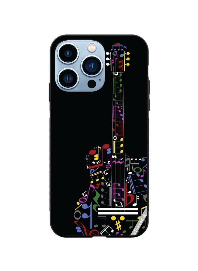 VR CREATIVE Protective Case Cover For Apple iPhone 14 Pro Max Guitar Design Multicolour - Image 1