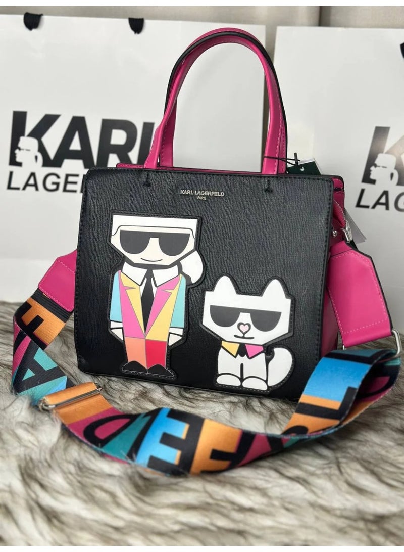 Karl Lagerfeld Designer Handbag – Women's Shoulder & Crossbody Bag – Elegant Medium Purse for Daily & Evening Use - Image 2