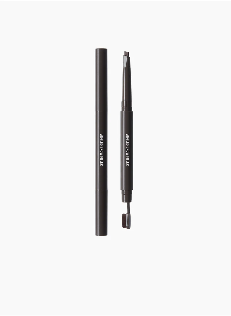 اتش اند ام Angled Brow Filler Retractable Angled Eyebrow Pencil With Paddle Brush