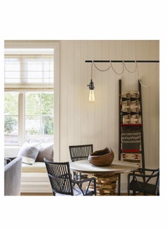 Excefore DIY 15ft Industrial Retro Ceiling Pendant Cord Pendant Light Kit Switch Plug Fabric Outlet Set E26 E27 Lighting Fixture Cable  - Image 4