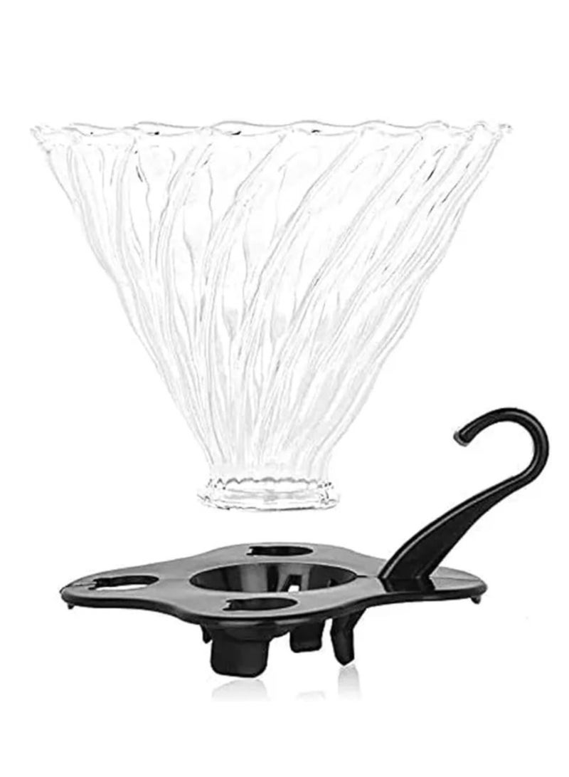 ZUIHAO V60 Coffee Maker Coffee Set 8 Pcs Drip Coffee Maker Kit, Portable Travel Kits Automatic Coffee Scale with Timer Coffee Pot with Thermometer Premium Coffee Set for Offices  Camping（Suitcase） - Image 3