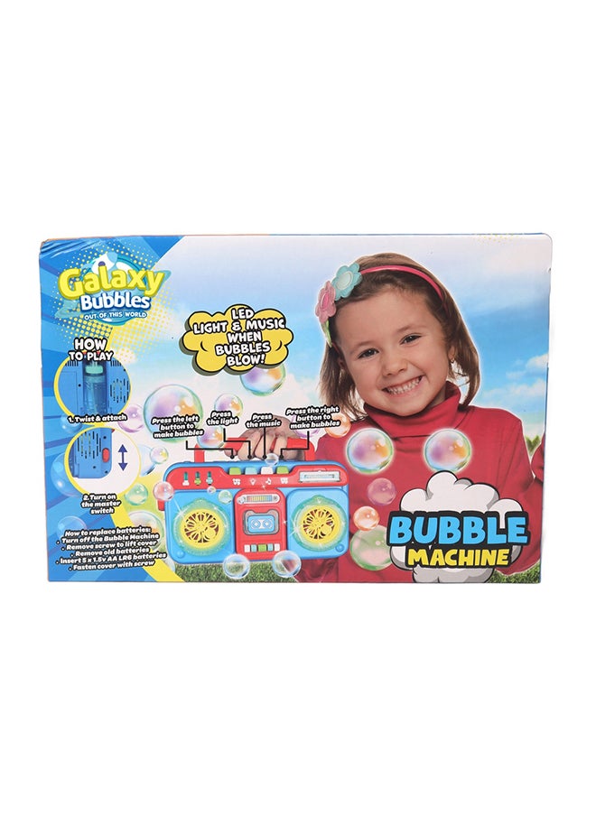Galaxy Toys - Bubble 2 In 1 Radio With Light And Music With 1x80ml Bubble Solution - Image 1