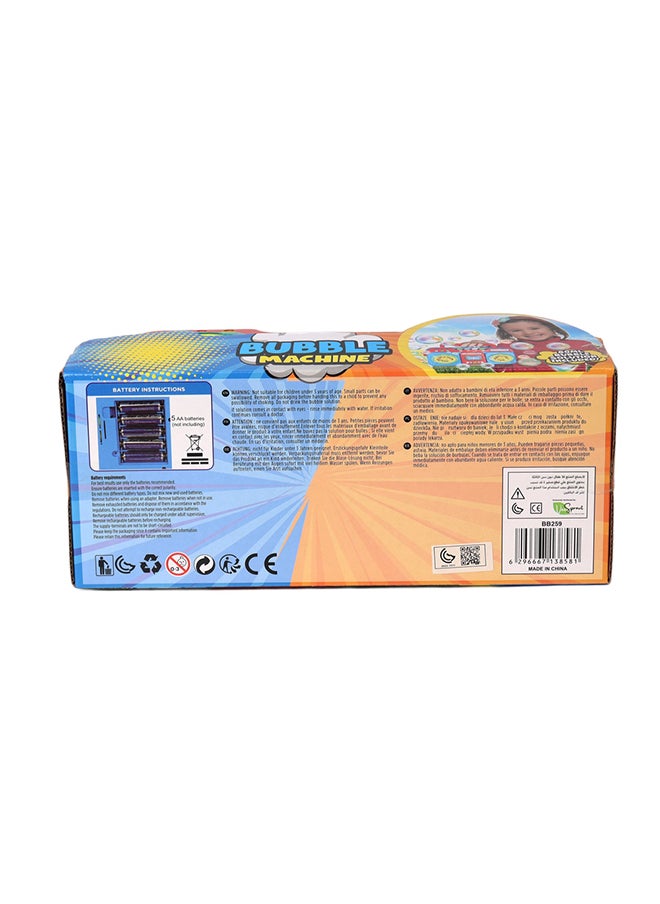Galaxy Toys - Bubble 2 In 1 Radio With Light And Music With 1x80ml Bubble Solution - Image 1