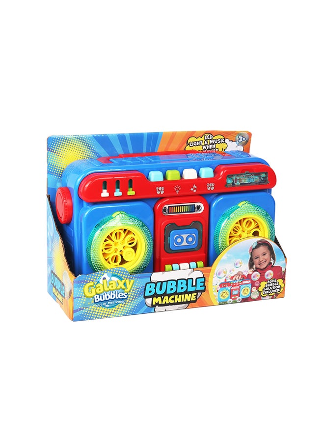 Galaxy Toys - Bubble 2 In 1 Radio With Light And Music With 1x80ml Bubble Solution - Image 1