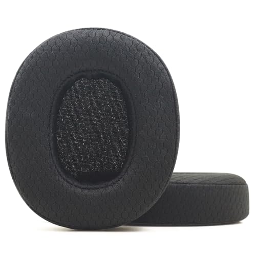 Niukeke Replacement Ear Pads for Skullcandy Crusher Wireless/Evo/ANC Hesh 3/EVO/ANC, Headphones Earpad Cushions, Headset Mesh Fabric Ear Covers Also Fit Skullcandy Venue Wireless Headphones-MF Black - Image 5