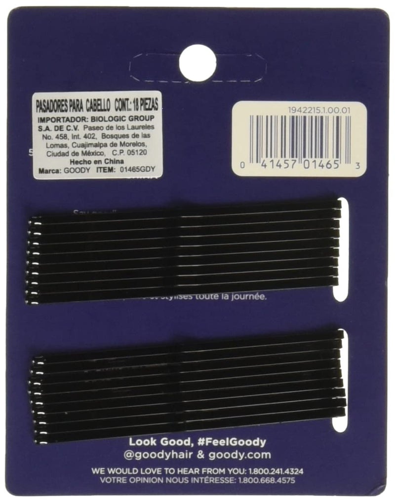 Goody Black Roller Pins, 3 inches 18 ea (Pack of 6) - Image 2