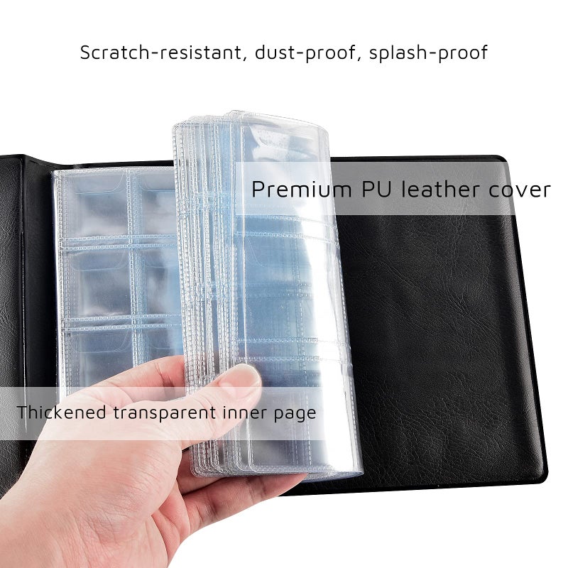 Aptbyte Coin Collection Supplies Holder Book for Collectors, 300 Pockets Coin Collection Organizer Storage Box Case Album for 20/25/ 27/30/ 38mm Coins (Earth Pattern Green) - Image 5