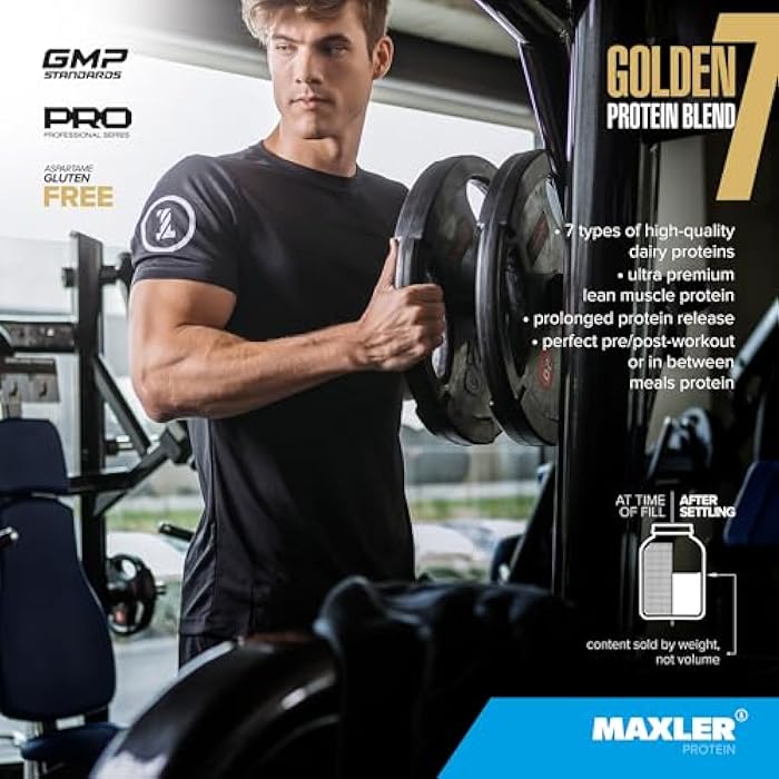 Maxler Golden 7 Protein Blend - Protein Powder for Muscle Gain & Recovery - Cookies and Cream Protein Powder 2 lb - Image 4