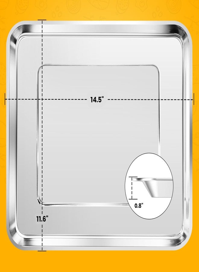 GXF Air Fryer Tray Replacement for Cuisinart TOA-95 Toaster Air Fryer Convection Oven, 14.5 * 11.6'' Non-stick Mesh Air Fryer Steel Basket Wire Rack Accessories Parts, Dishwasher Safe - Image 2