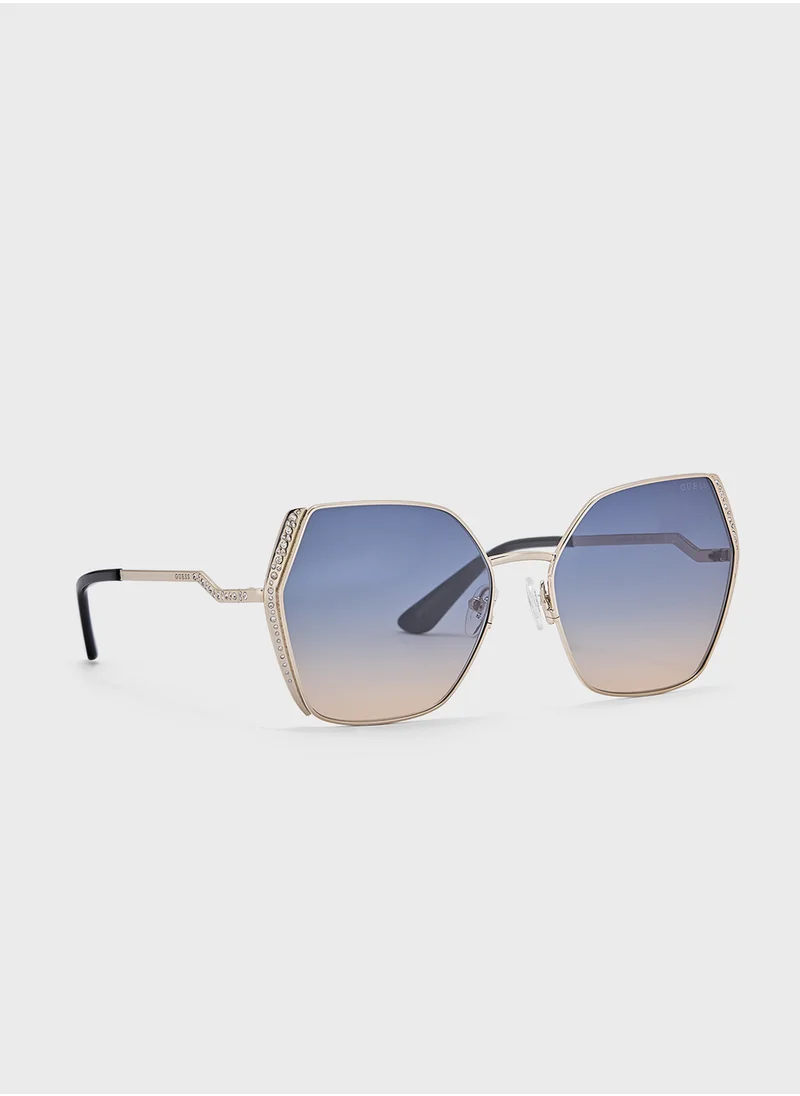 GUESS Uv-Protected Oversized Sunglasses