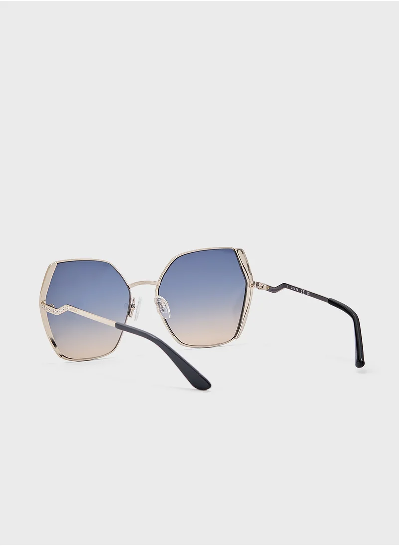 GUESS Uv-Protected Oversized Sunglasses