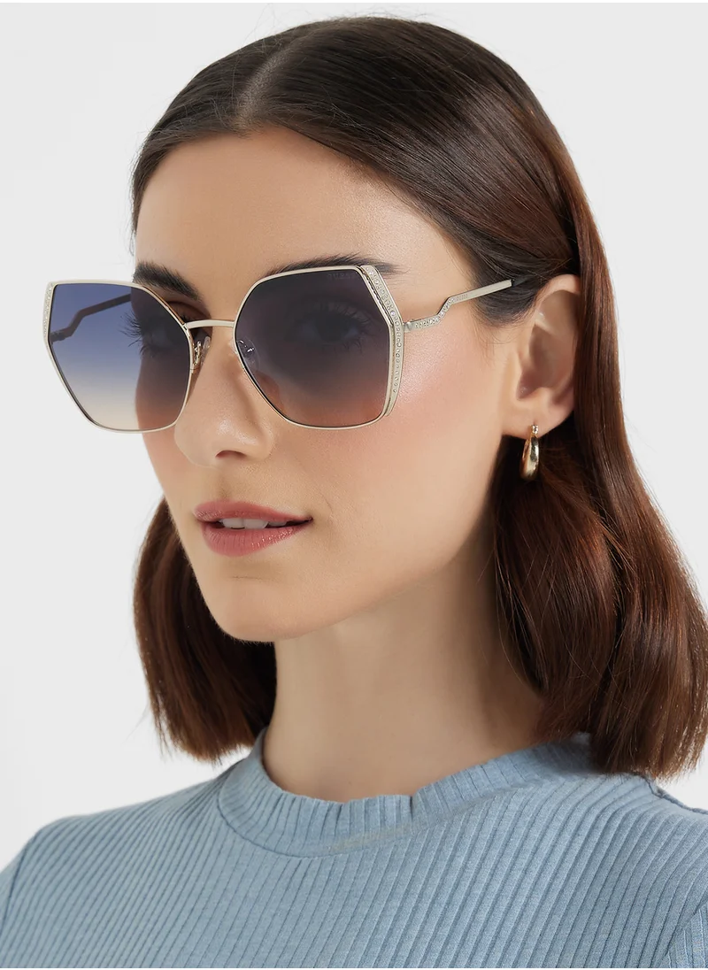 GUESS Uv-Protected Oversized Sunglasses
