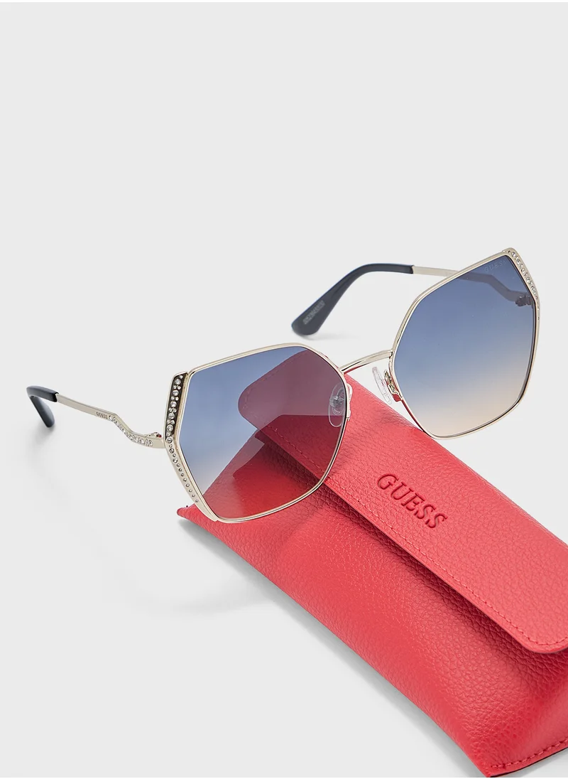 GUESS Uv-Protected Oversized Sunglasses