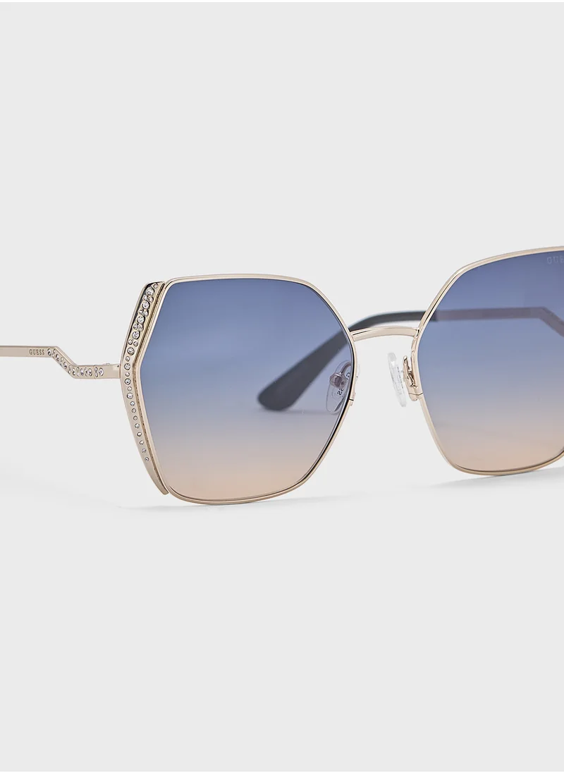 GUESS Uv-Protected Oversized Sunglasses