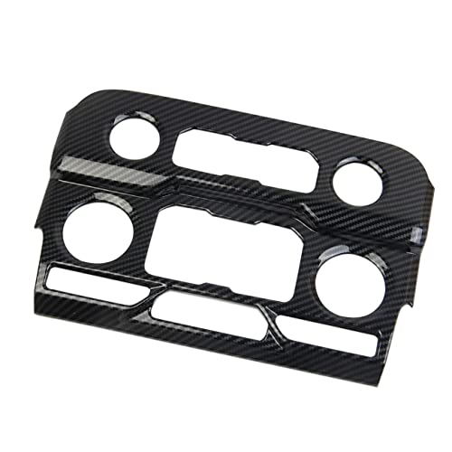 Fewshaw Carbon Fiber Center Console Air Conditioner Panel AC Cover Trim for 2021-2024 Chevy Tahoe Suburban for 2021-2024 GMC Yukon - Image 2