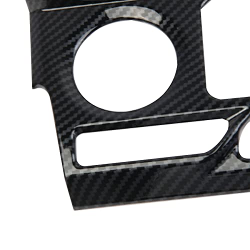 Fewshaw Carbon Fiber Center Console Air Conditioner Panel AC Cover Trim for 2021-2024 Chevy Tahoe Suburban for 2021-2024 GMC Yukon - Image 3