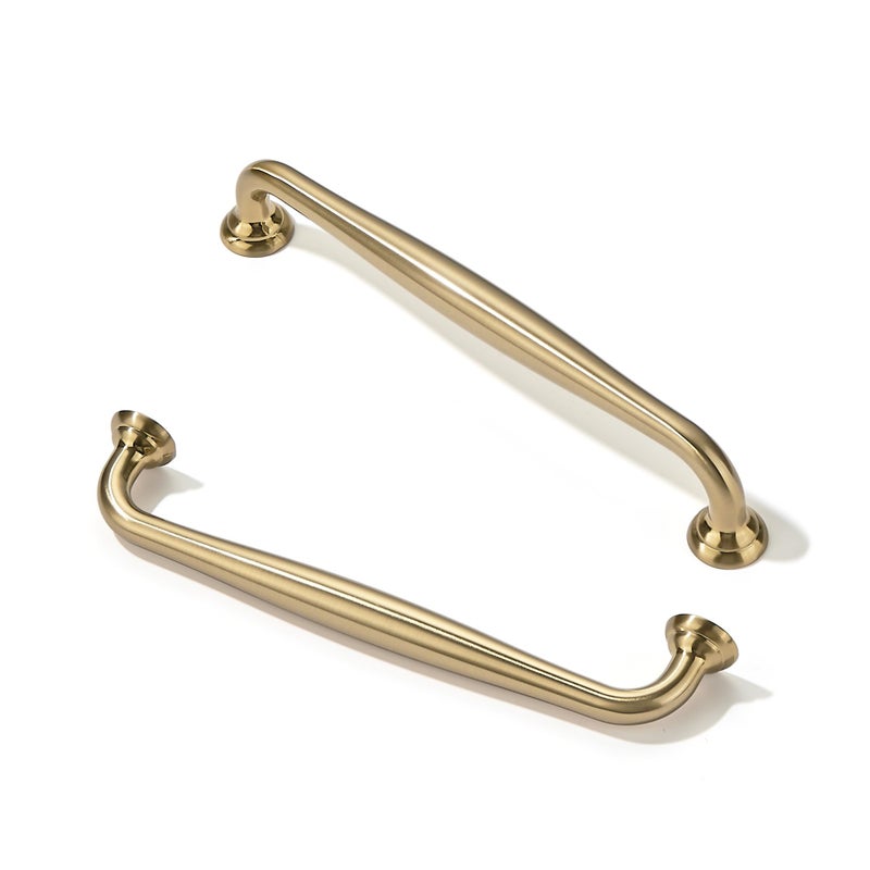 TUNNY 10 Pack Cabinet Handles-5"/128mm Screw Spacing Champagne Bronze Furniture Hardware Handles for Kitchen Cabinets Bedroom Dresser Wardrobe Cabinet Pulls - Image 1