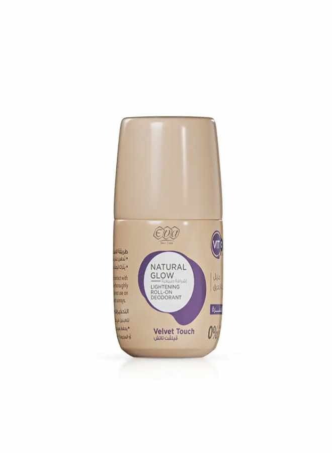 Eva Skin Care Natural Glow Lightening Cream for Sensitive Areas 50 g + Skin Care Natural Glow Roll-On Deodorant to Lighten the Skin Velvet Touch 60g  - Image 4