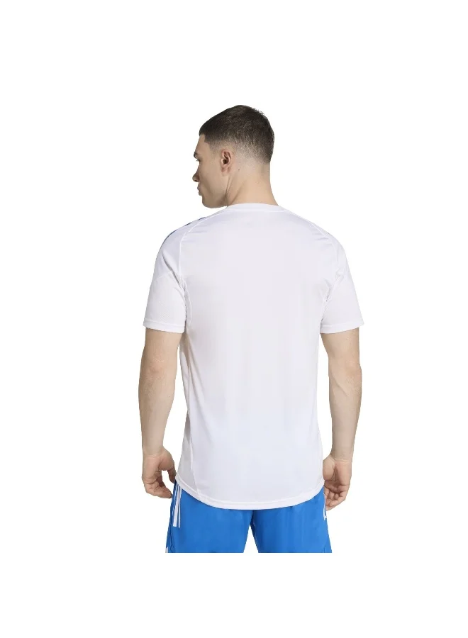 adidas قميص رجالي أبيض بأكمام قصيرة