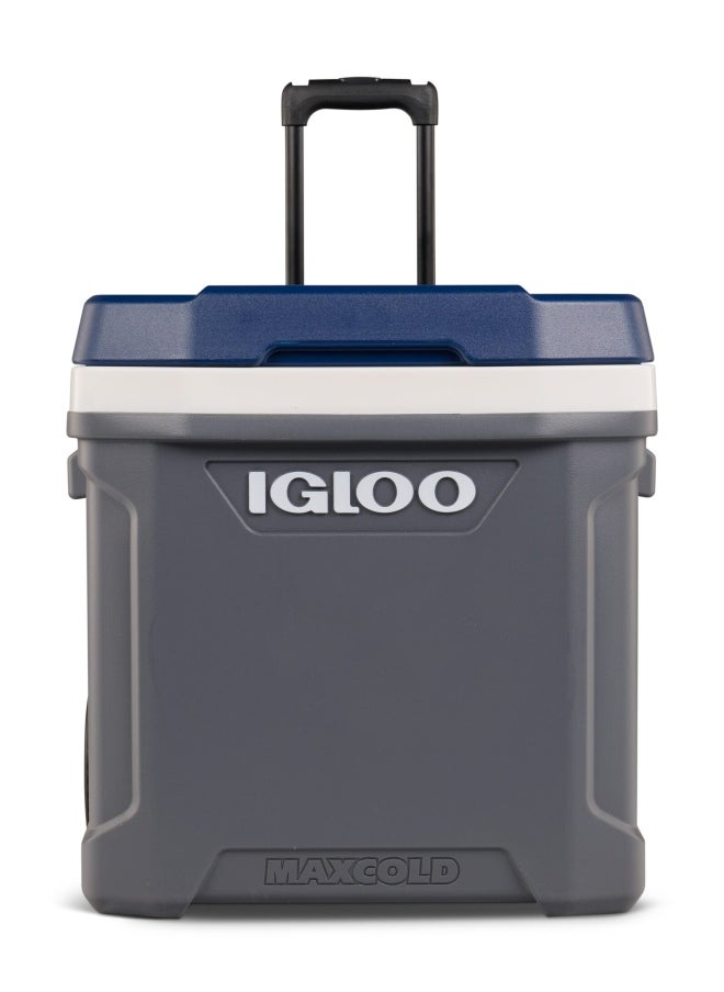 Igloo Maxcold Latitude 62 Roller Cooler  - Carbonite / 
Aegean Sea  - Image 2