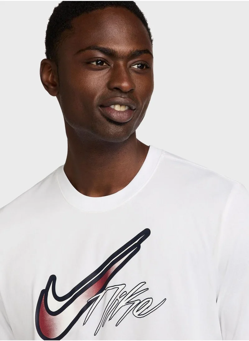 نايكي Dri-Fit Logo T-Shirt