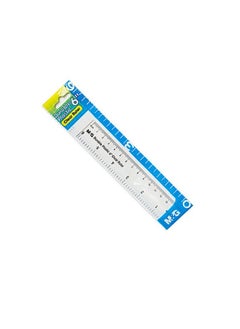 M&G M&G Chenguang Durable Plastic Clear Ruler -15cm - 6 Inch - No:ARL960H8  - Image 2