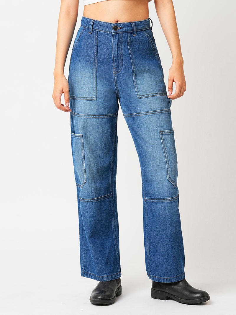 globus Globus Women Jean Straight Fit High-Rise Heavy Light Jeans  - Image 1