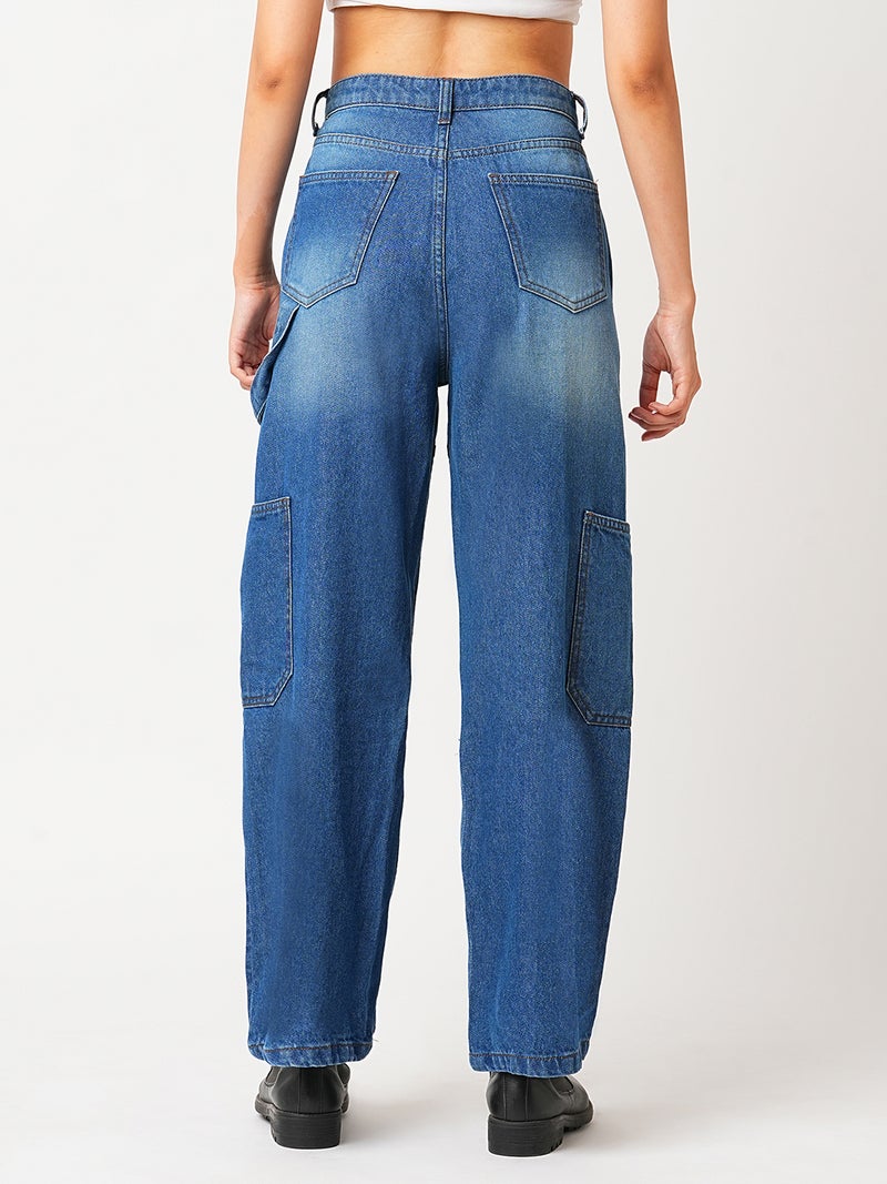 globus Globus Women Jean Straight Fit High-Rise Heavy Light Jeans  - Image 4