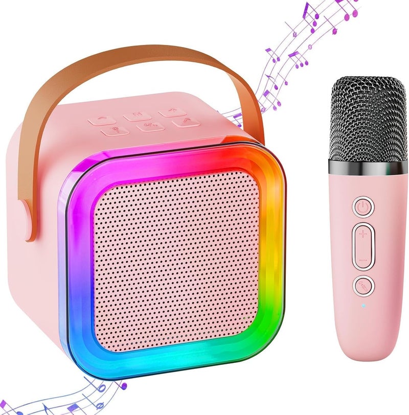 Shatanuvart Export Rechargeable Mini Bluetooth Karaoke Machine for Kids – Wireless Microphone, LED Lights, Bluetooth Speaker – Singing Toy for Boys & Girls – Birthday Gift for Kids (Color 3) - Image 3