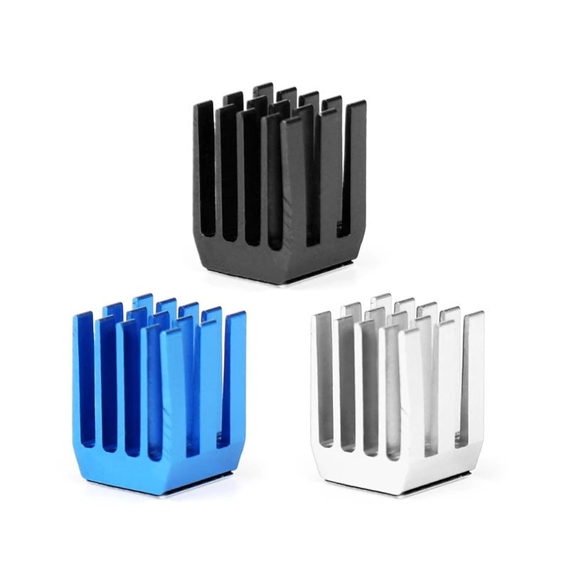 Aluminium Heat Sink 30Pcs Radiator Cooling Electronic Chip IC 3D Printer(30Pcs White) - Image 3