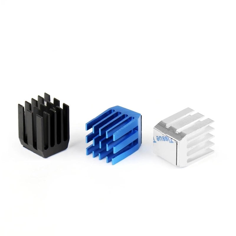 Aluminium Heat Sink 30Pcs Radiator Cooling Electronic Chip IC 3D Printer(30Pcs White) - Image 5