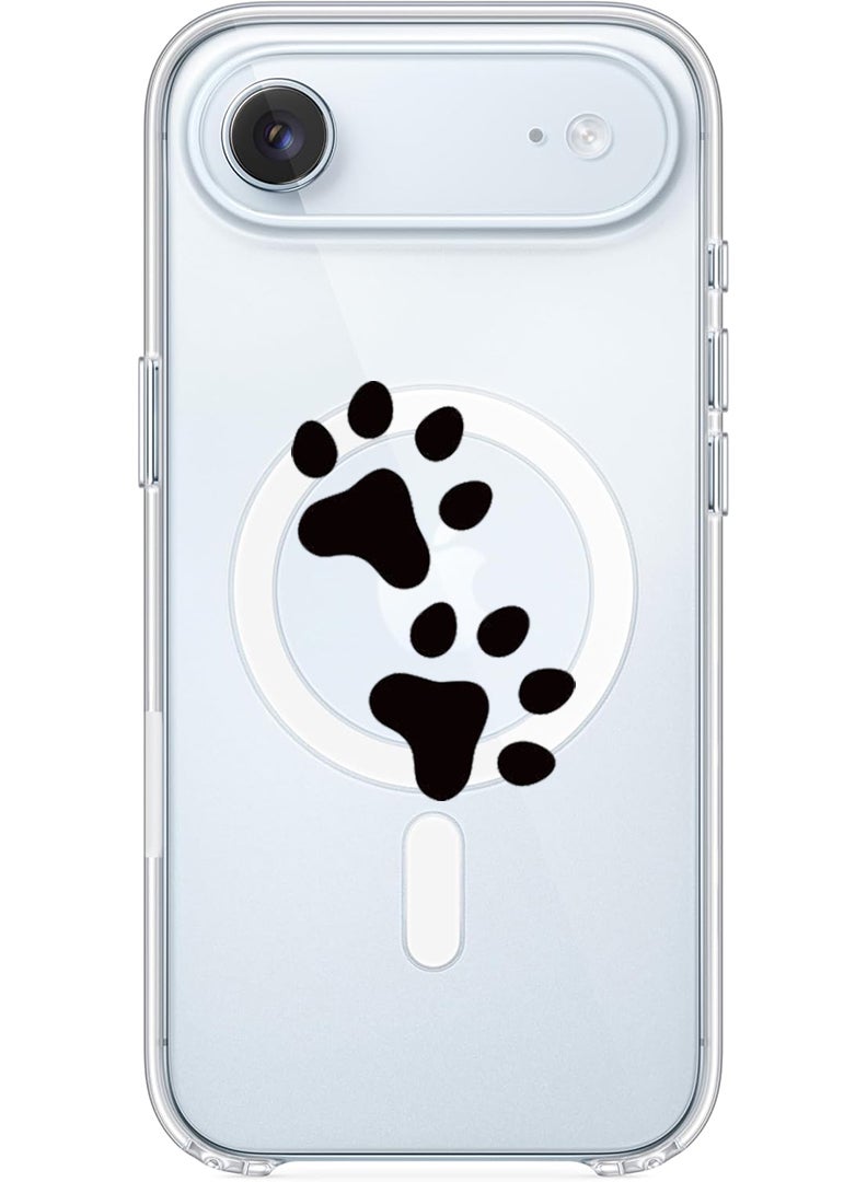 Theodor Magnetic Case for Apple iPhone 17 Air Compatible with MagSafe Wireless Charging, Shockproof Phone Bumper Cover - Paw - Image 1