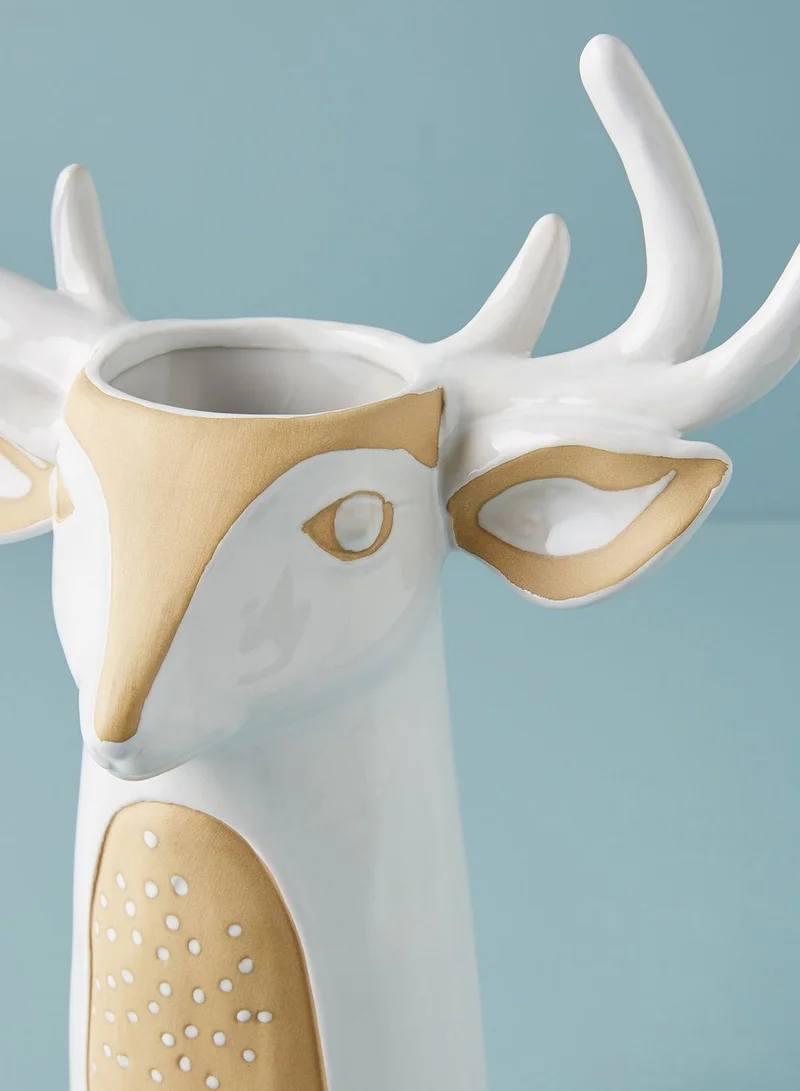 Anthropologie Home Deer Ember Vase