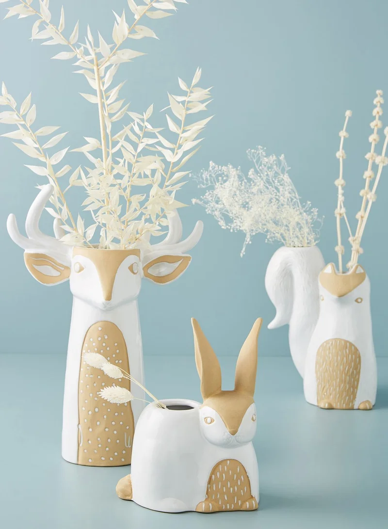 Anthropologie Home Deer Ember Vase