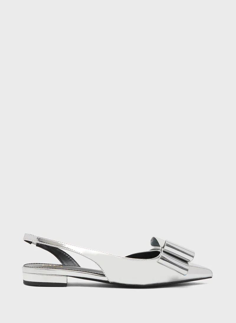 ELLA Slingback Ballerina With Bow