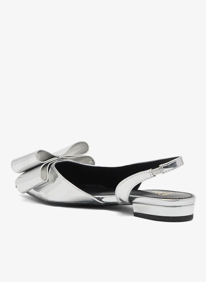 ELLA Slingback Ballerina With Bow