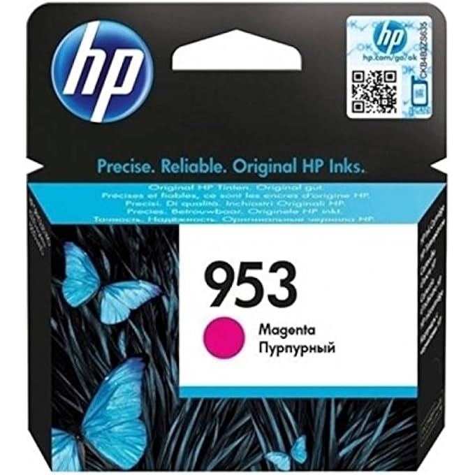 953 MAGENTA ORIGINAL INK CARTRIDGE [F6U13AE] | WORKS WITH OFFICEJET PRO 7720, 7730, 7740, 8210, 8218, 8710, 8715, 8720, 8725, 8730 PRINTERS-1PC - Image 2
