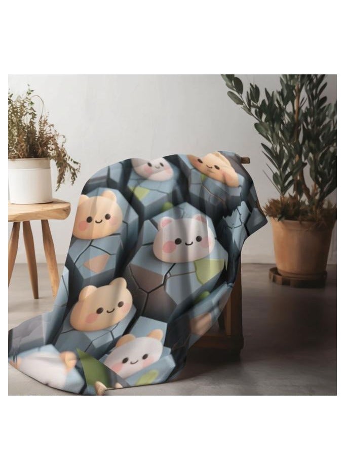 general Flannel thin blanket (warm and comfortable, suitable for sleep, gaming, dust removal and sandproof) 150cm*200cm - 481 - Image 1